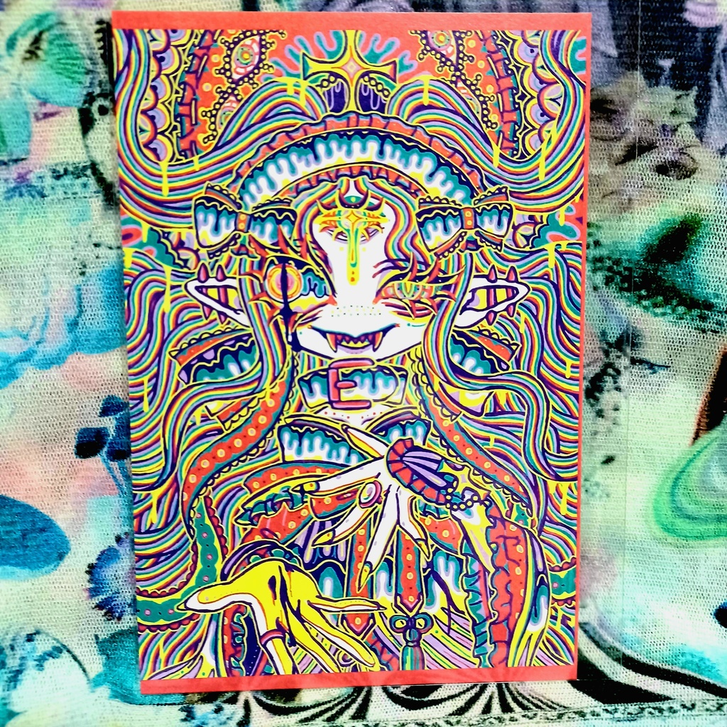 【新作】毒々曼荼羅 ポストカード【4種】