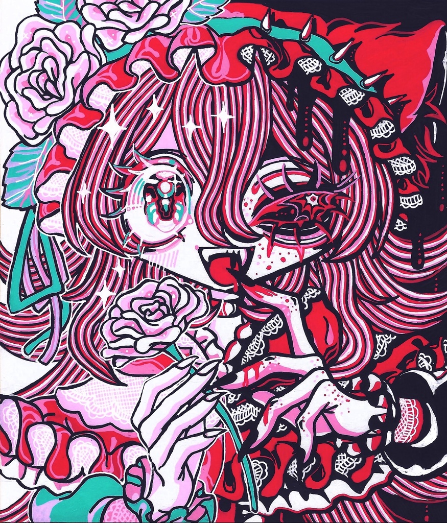 【原画】Little Red【中色紙】