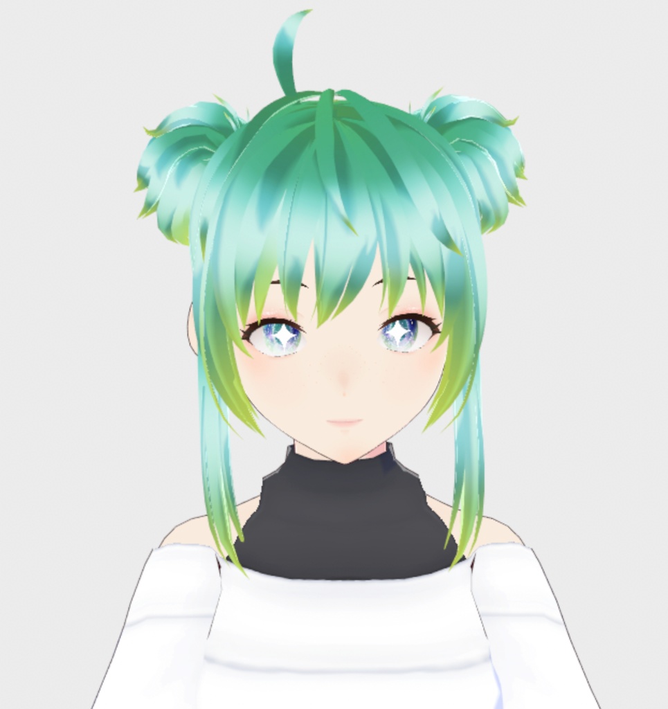 Vroid - Gold-tipped Hair