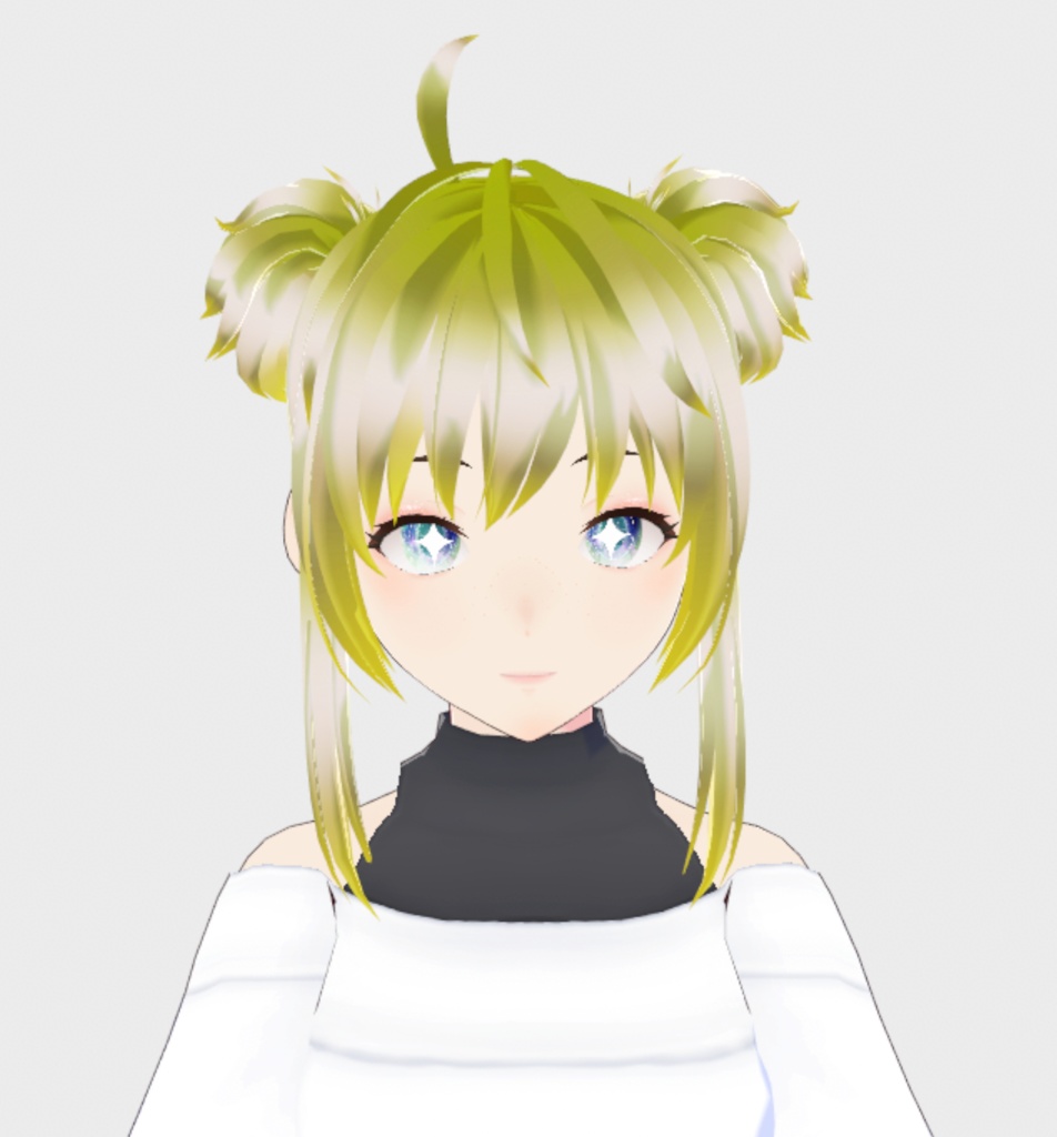 Vroid - Gold-tipped Hair