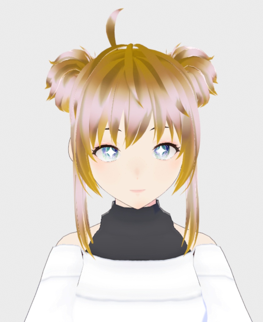 Vroid - Gold-tipped Hair