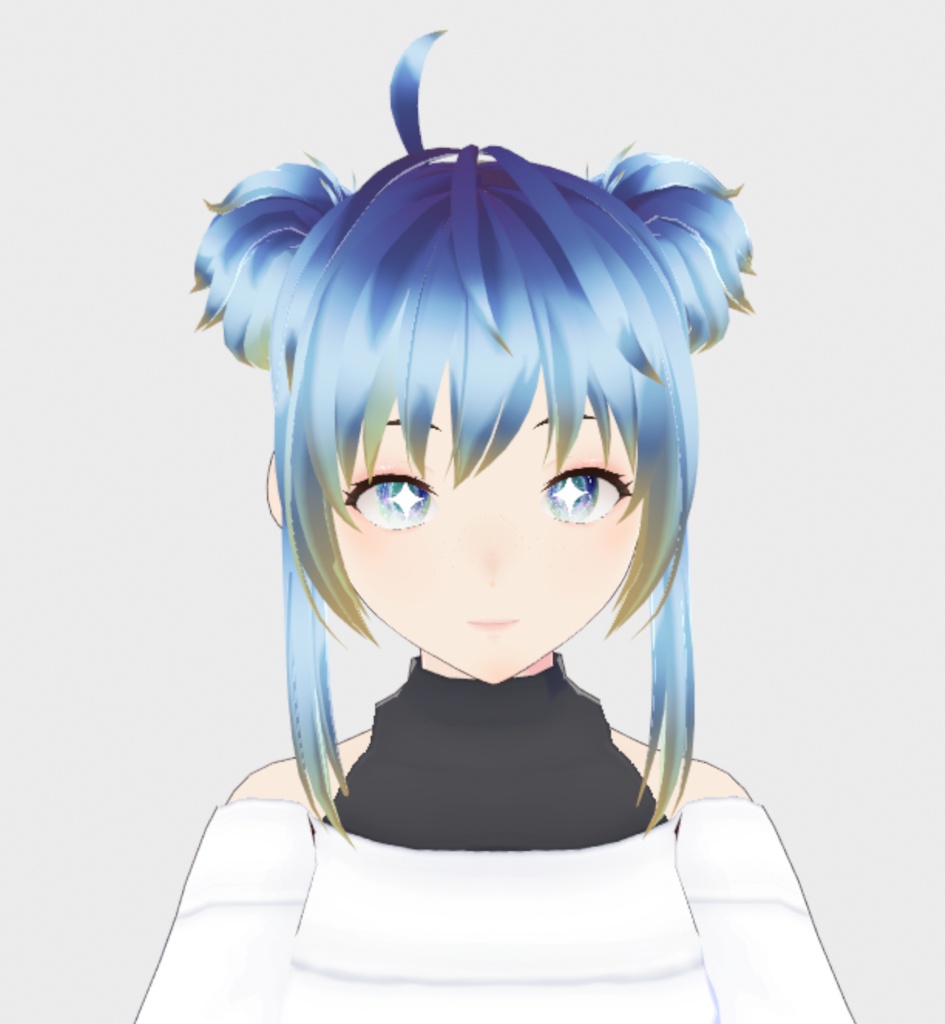 Vroid - Gold-tipped Hair