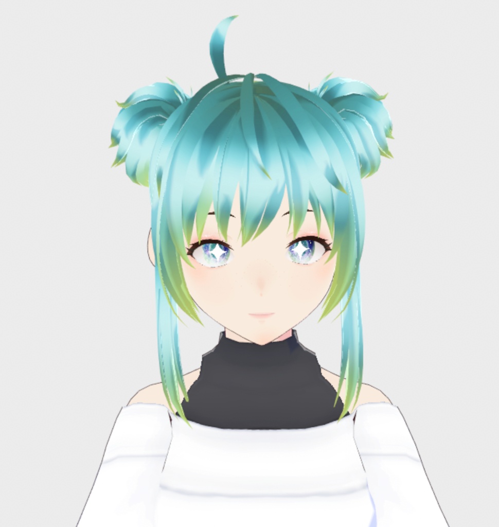 Vroid - Gold-tipped Hair