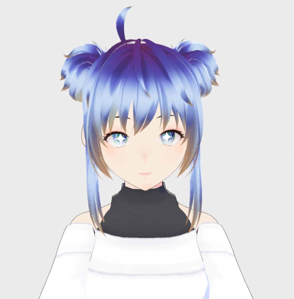 Vroid - Gold-tipped Hair