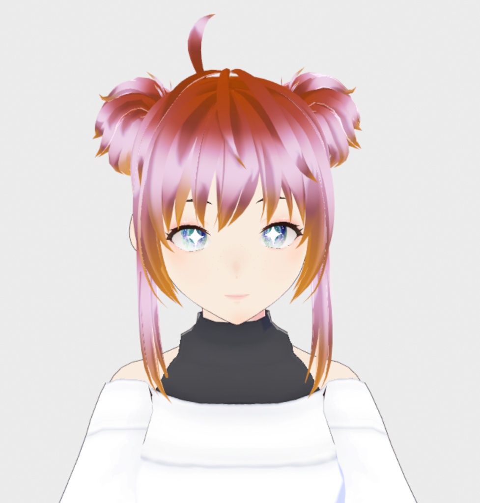 Vroid - Gold-tipped Hair