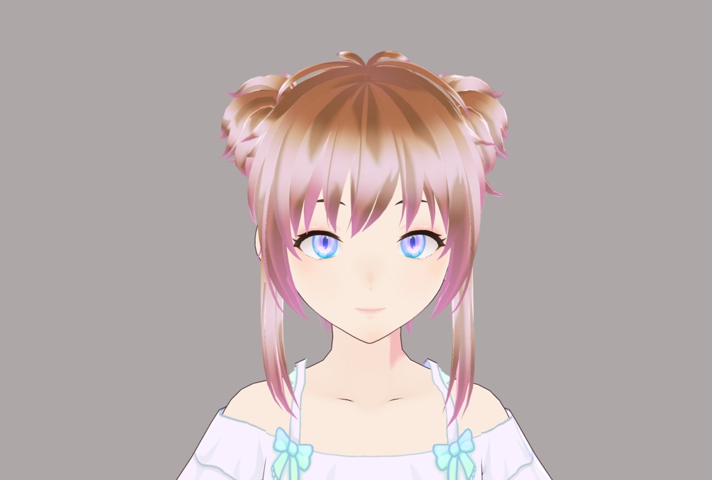 Vroid - Pink-tipped Hair