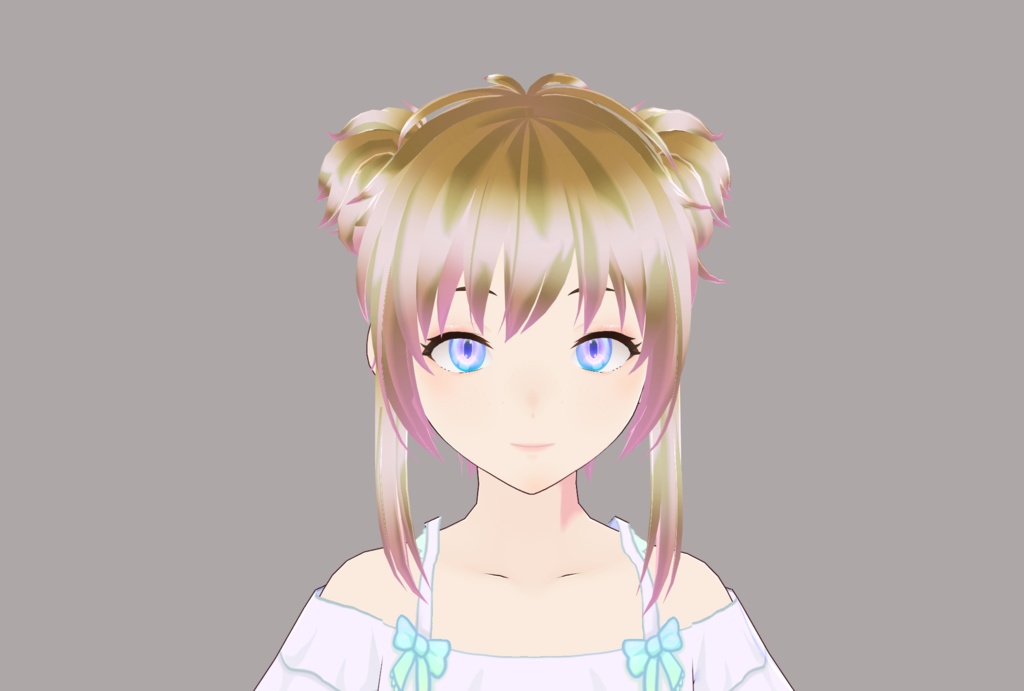 Vroid - Pink-tipped Hair