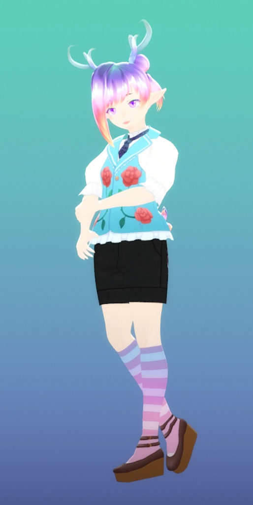 Vroid Model VRM - Rosebud