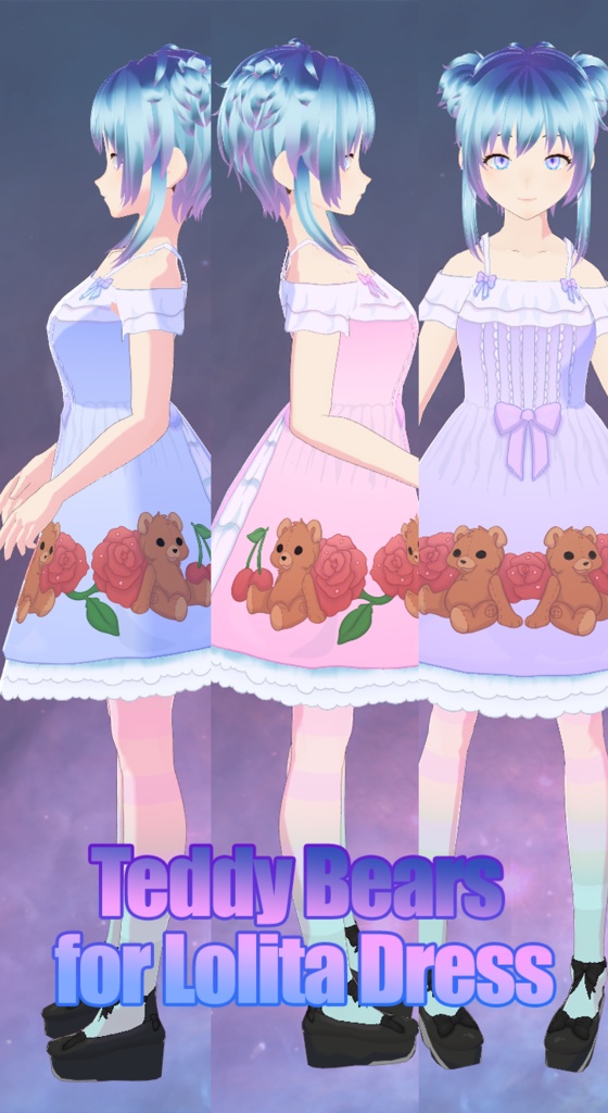 Vroid - Teddy Bears for Lolita Dress