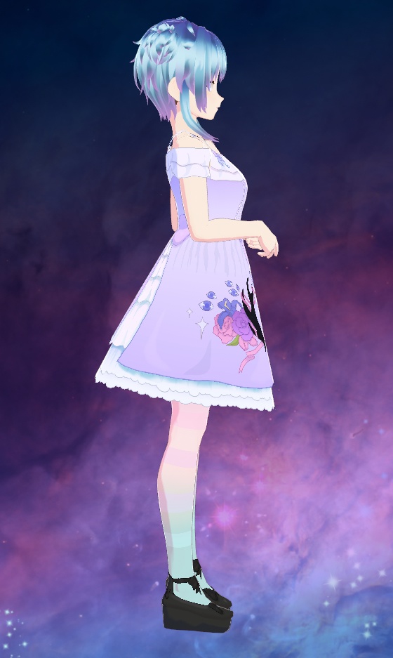 Vroid - The Eyes - Overlay for Lolita Dress