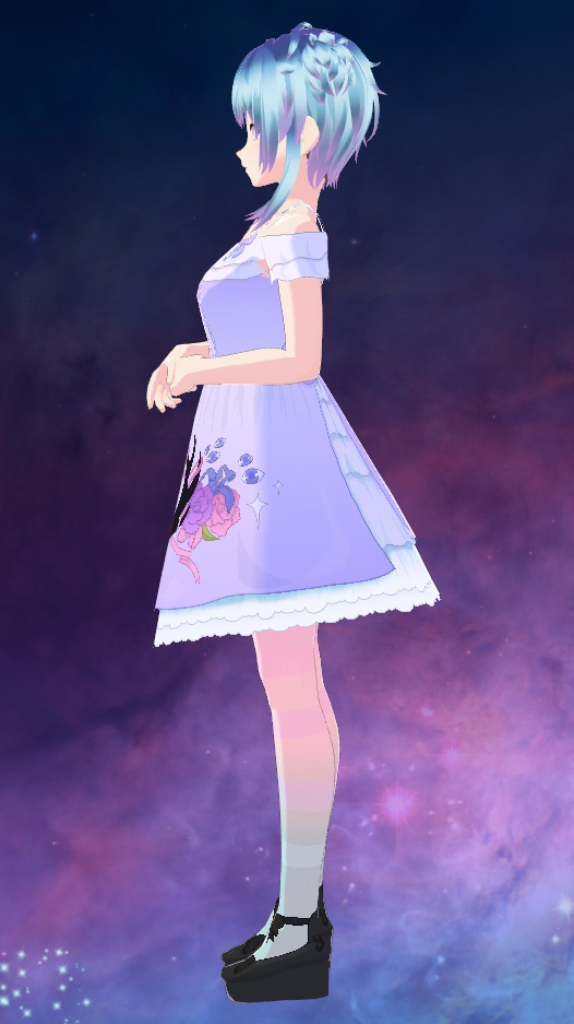 Vroid - The Eyes - Overlay for Lolita Dress