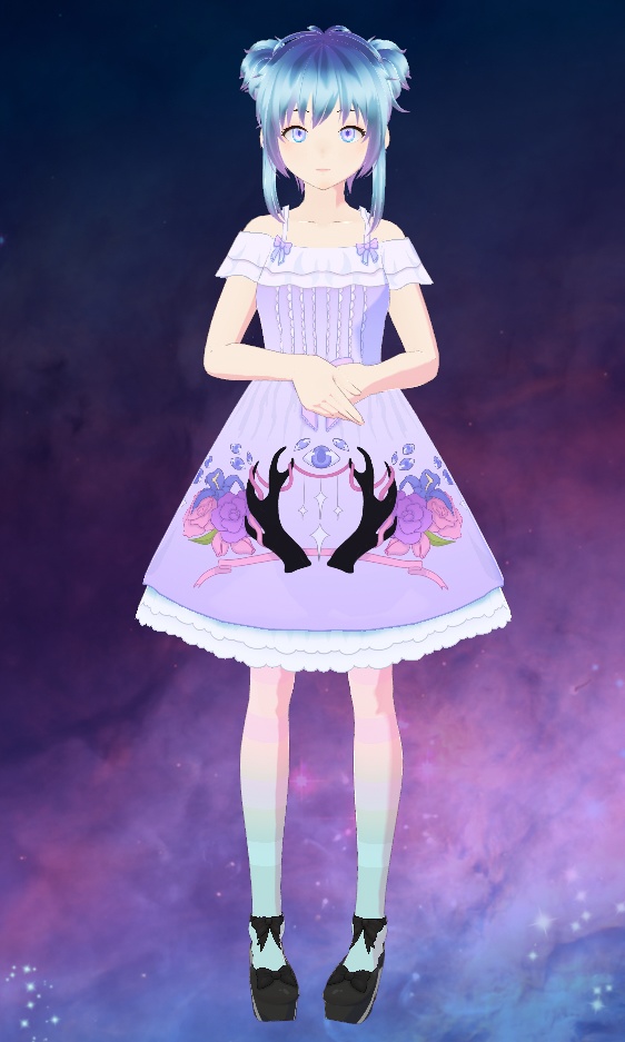 Vroid - The Eyes - Overlay for Lolita Dress