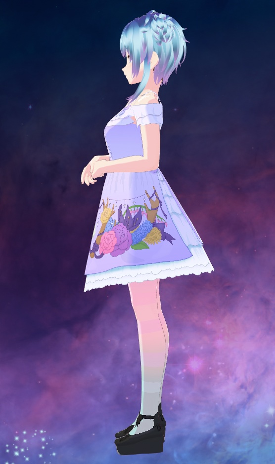 Vroid - Crying Eye - Overlay for Lolita Dress