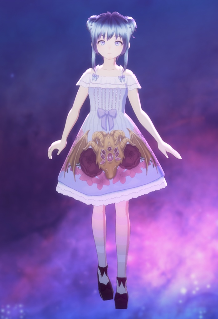 Vroid - Dragon - Overlay for Lolita Dress