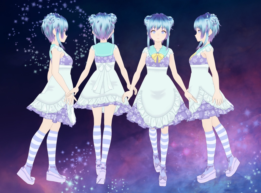 Vroid - Lolita Maid Outfit