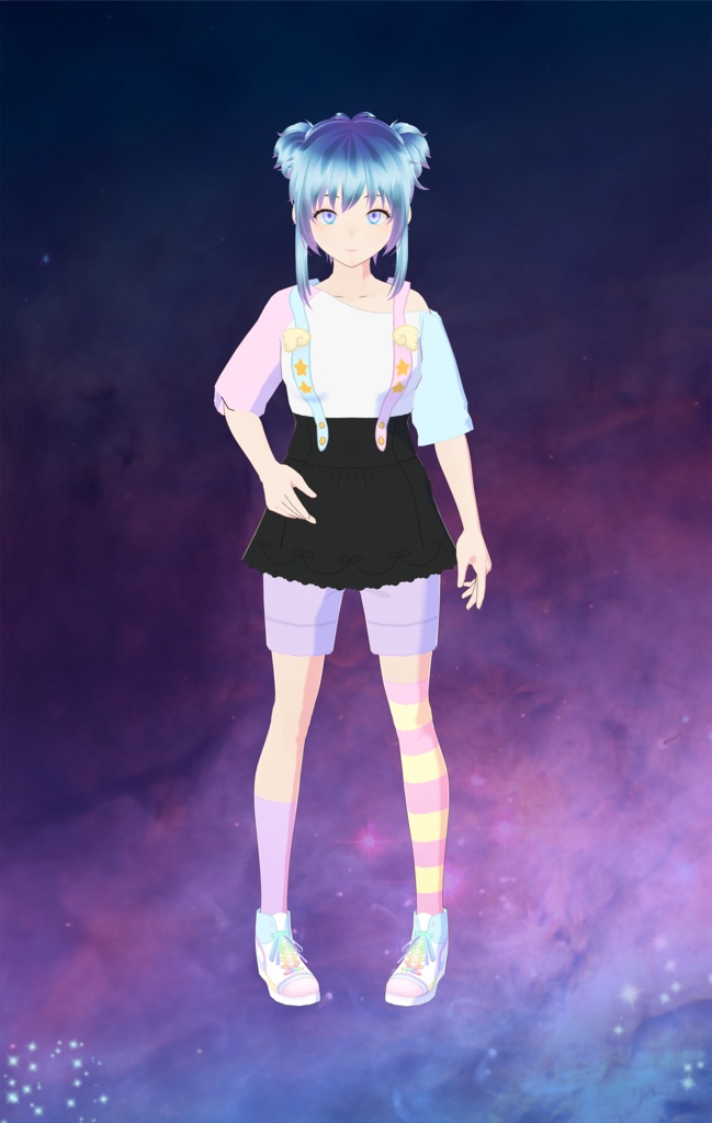 Vroid - Lolita Fairy Kei Skirt