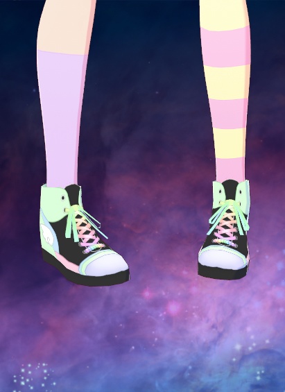Vroid - Fairy Kei Lolita High Top Shoes