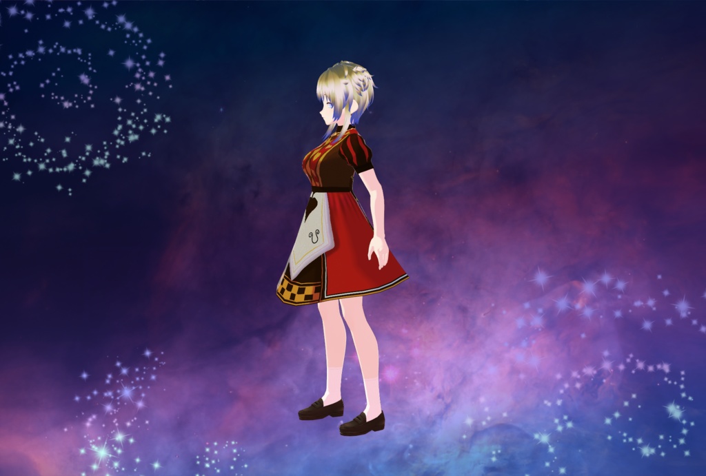 Vroid - Alice Royal Suit Halloween Dress