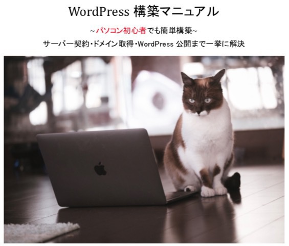 WordPress構築マニュアル~サーバー契約・ドメイン取得・WordPress構築まで~