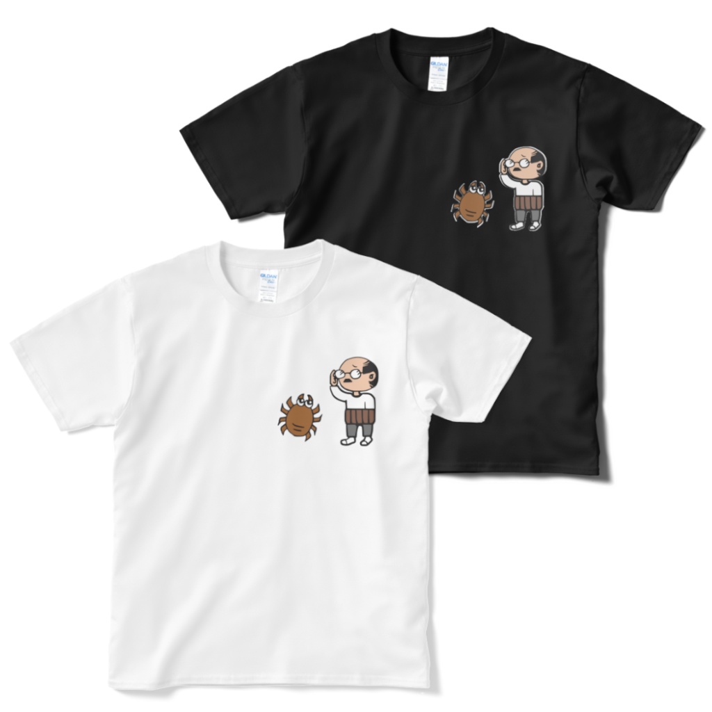 ダニおやじTシャツ(休日ver.)