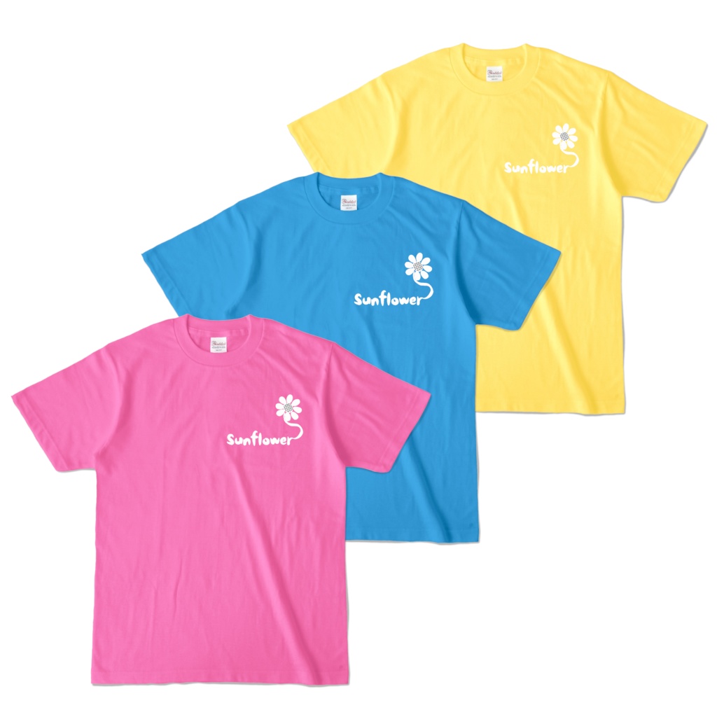 ひまわりカラーTシャツ