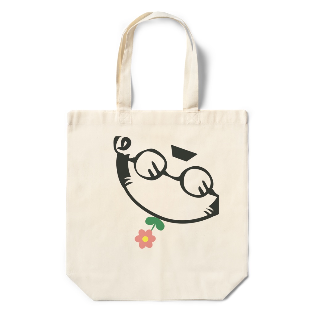 上からおやじフェイスエコバッグ