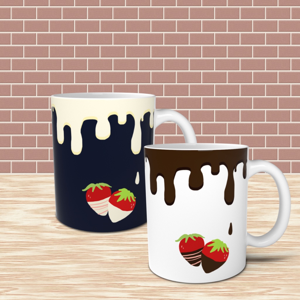苺チョコマグ/苺ホワイトチョコマグ