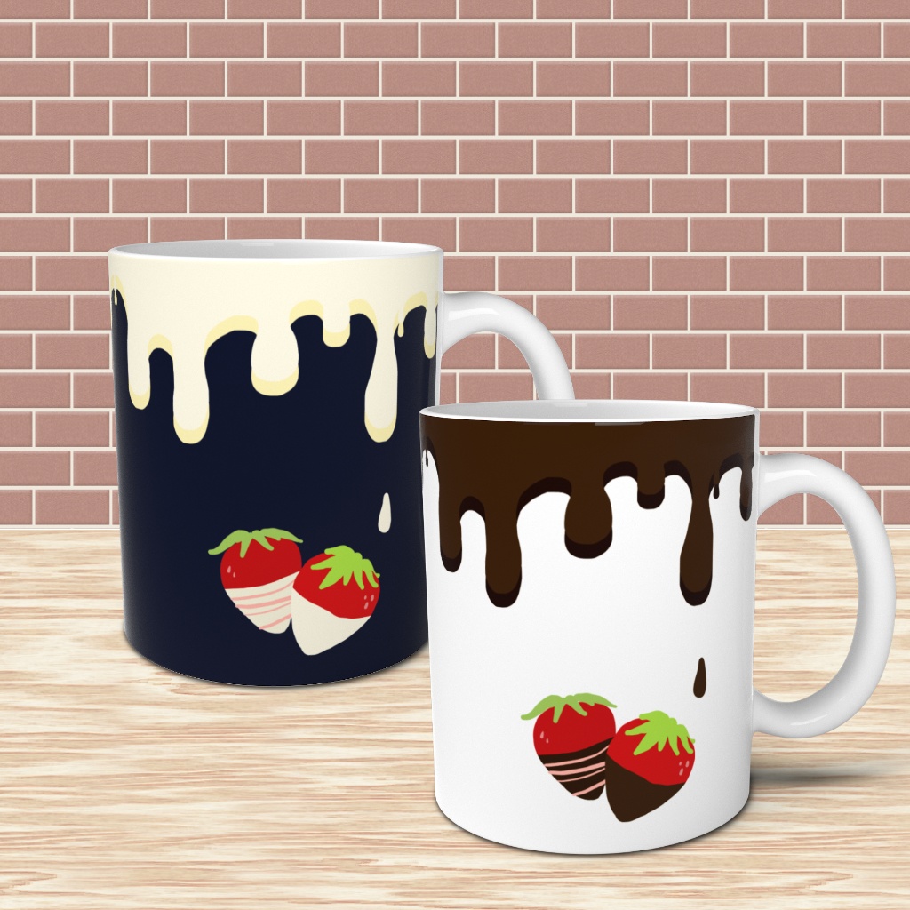 苺チョコマグ／苺ホワイトチョコマグ