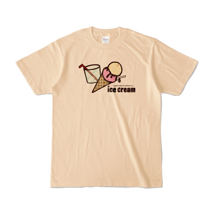 コーンアイスダブルTシャツ