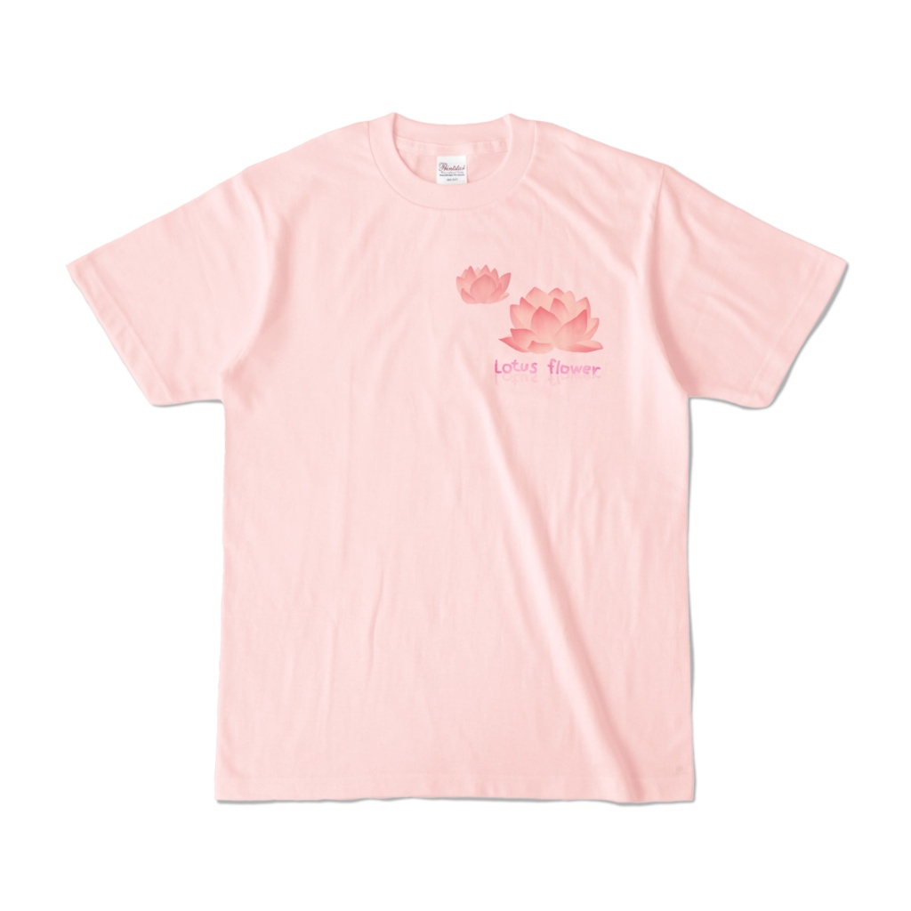 蓮の花カラーTシャツ