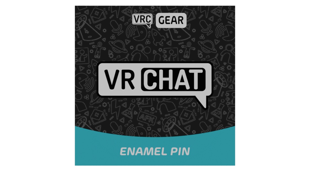 VrChat Iron on Patch And Pin