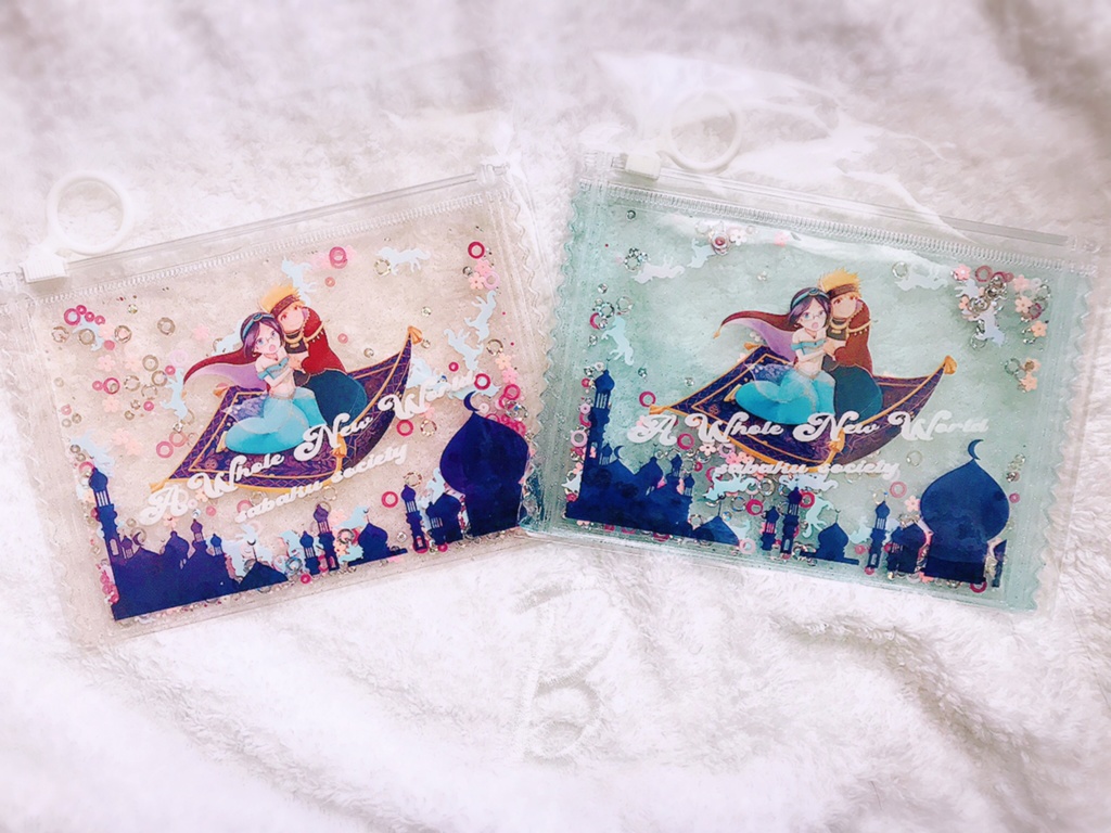 グリッター入りキャンディポーチ　サバク・ソサエティver