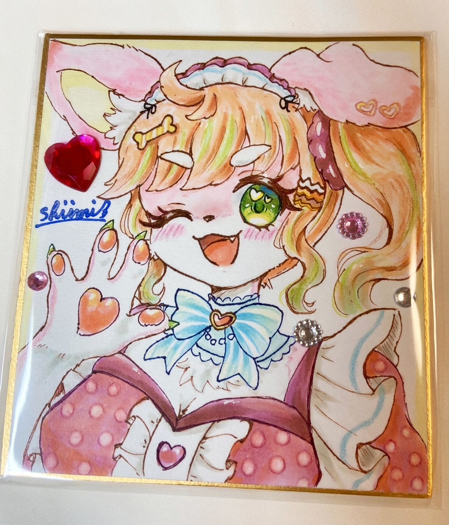 メイド椎み犬色紙 ※限定1点限り