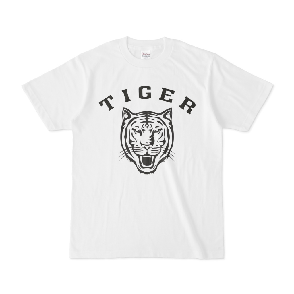 Tiger タイガー 虎 動物イラストカレッジロゴtシャツ アメカジ Aliviosta Booth