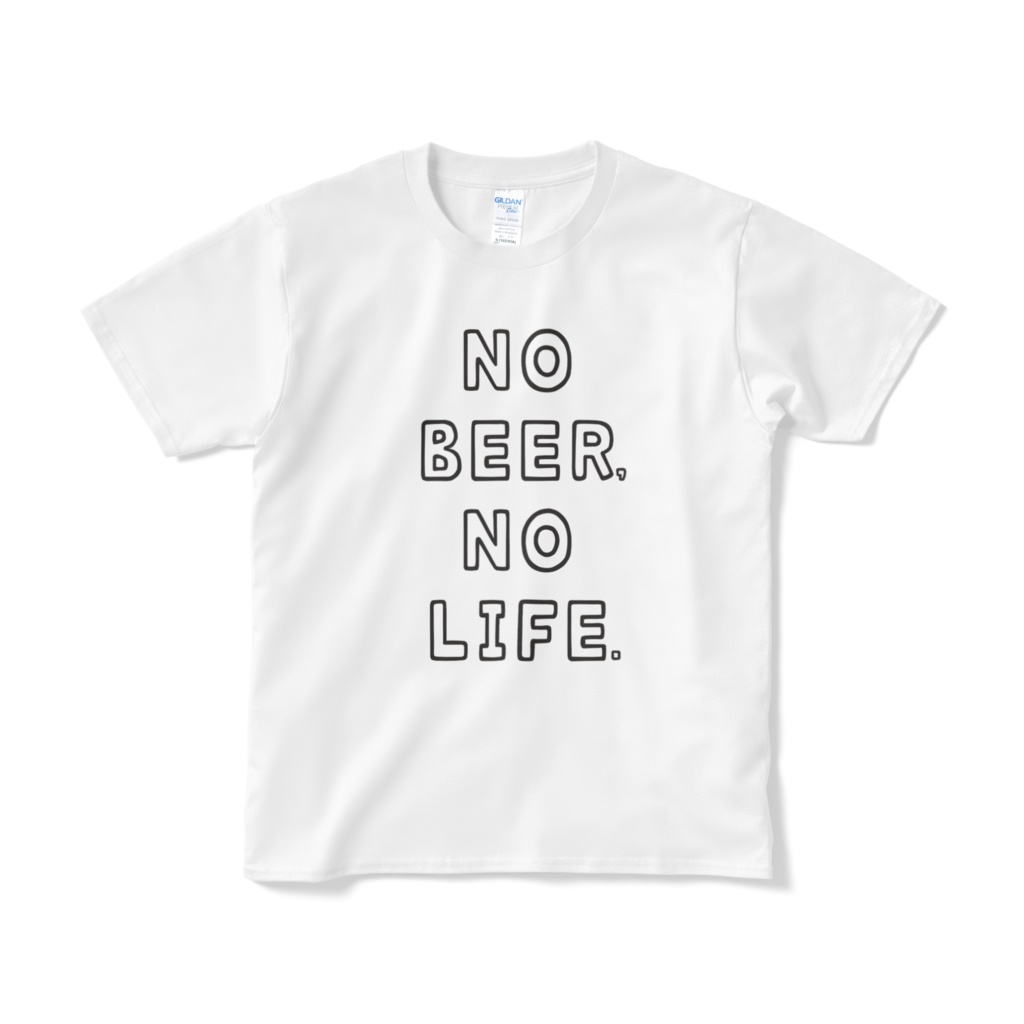 No Beer, No Life. ビールTシャツ