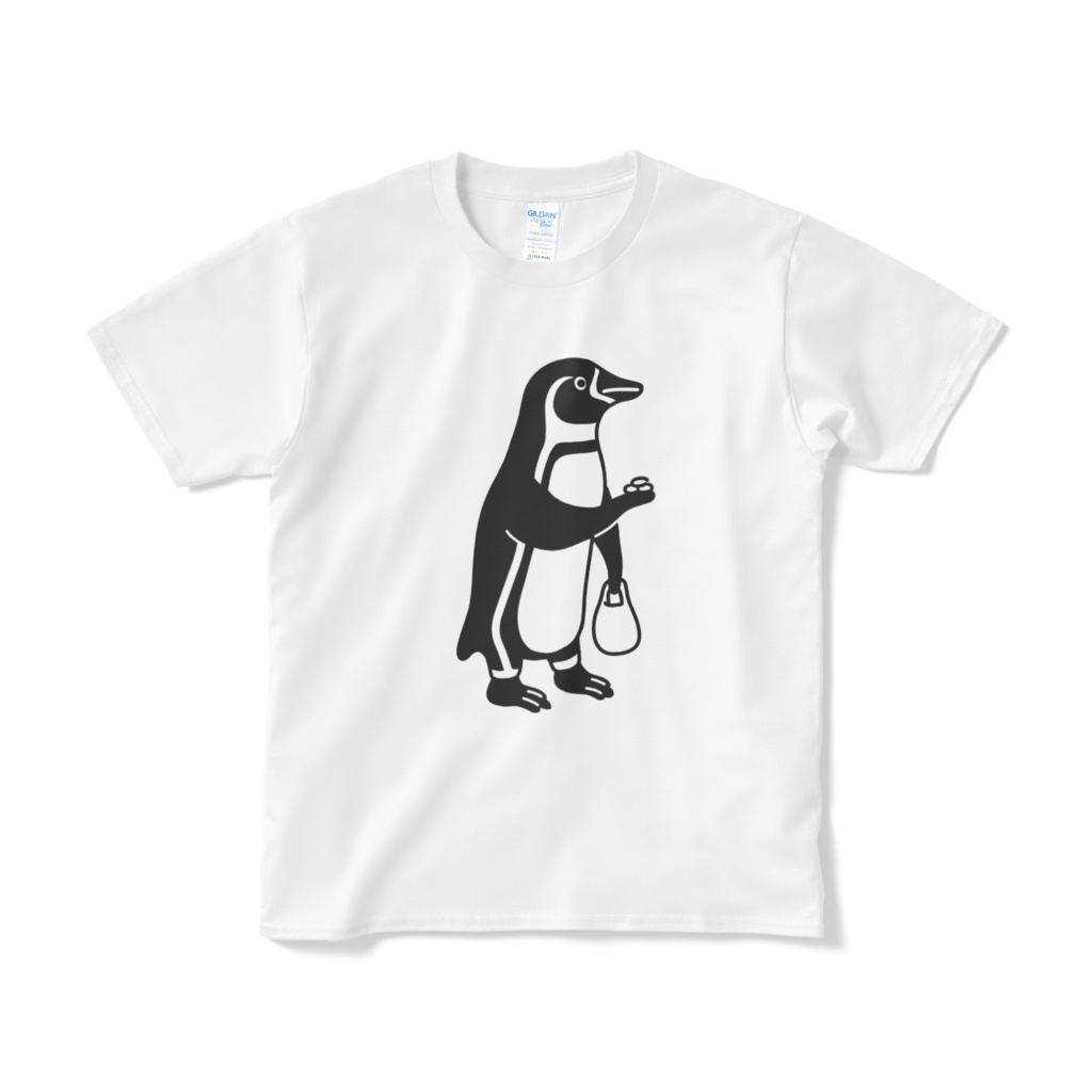 返金 ペンギン イラストTシャツ