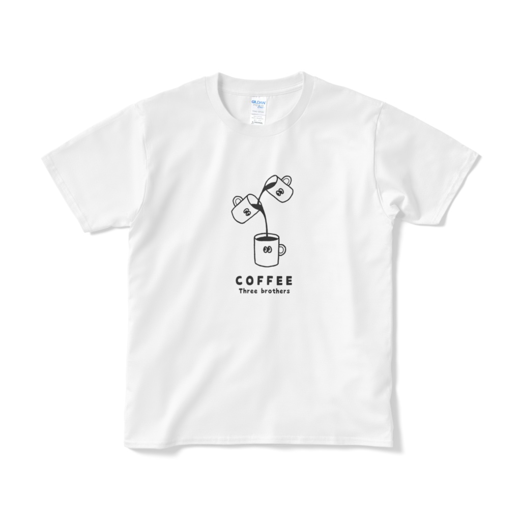 COFFEE THREE BROTHERS イラストTシャツ