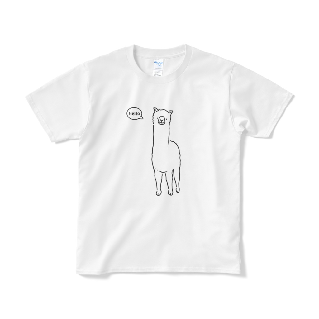 アルパカ イラストTシャツ