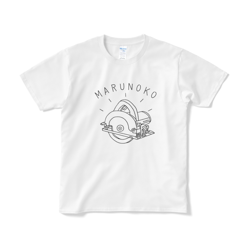 丸ノコ イラストTシャツ