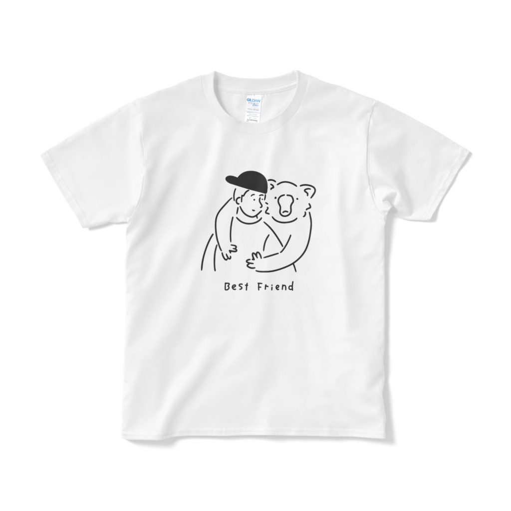 ベストフレンド コアラ イラストTシャツ