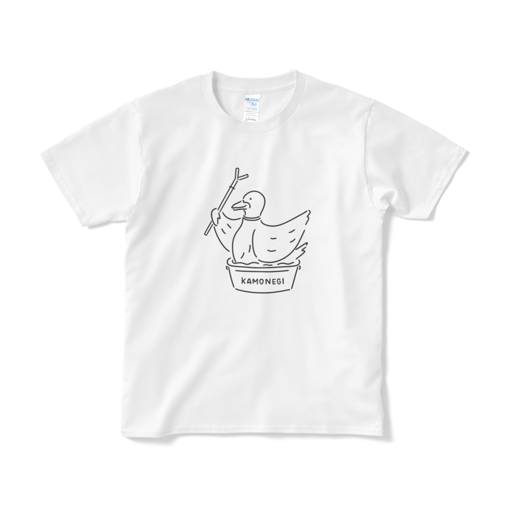 カモネギ イラストTシャツ - aliviosta - BOOTH