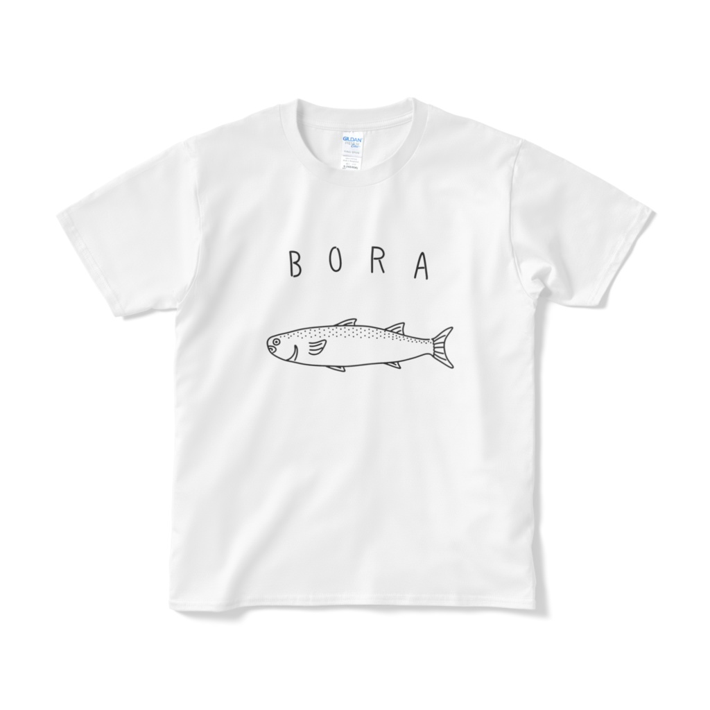 ボラ ゆるい魚イラストtシャツ Aliviosta Booth