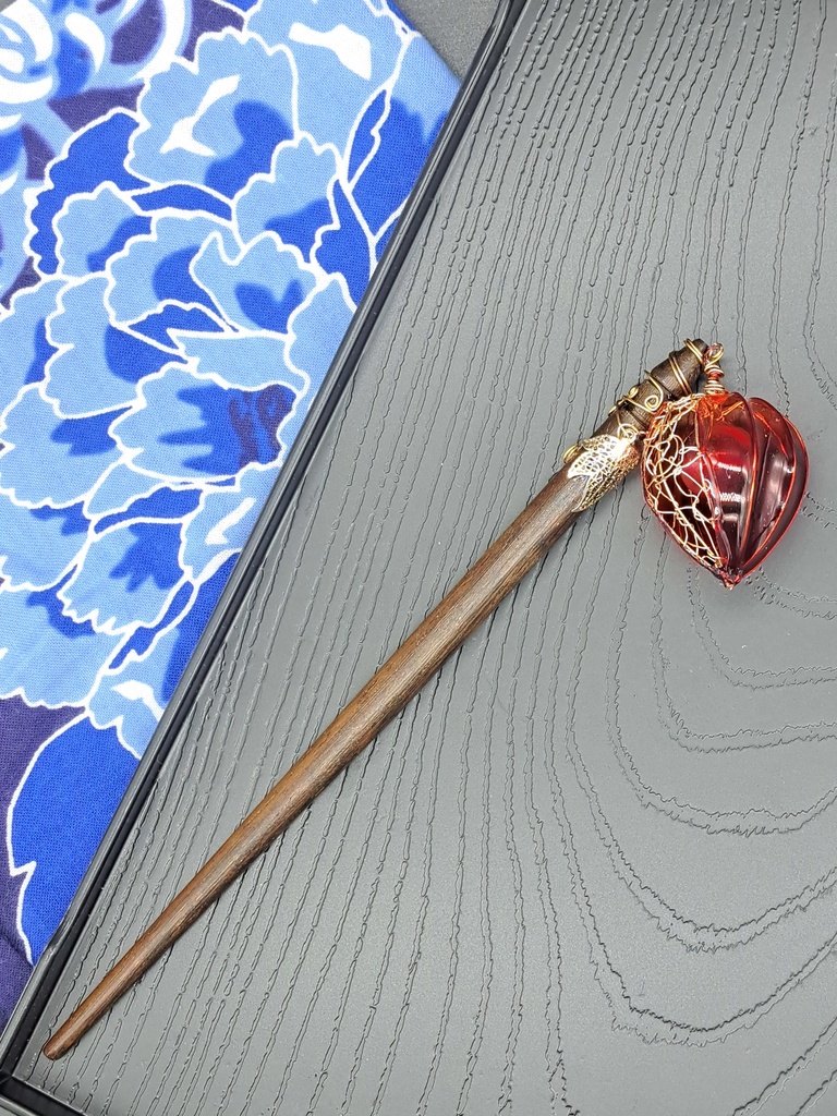 鬼灯一本簪 ~赫々~