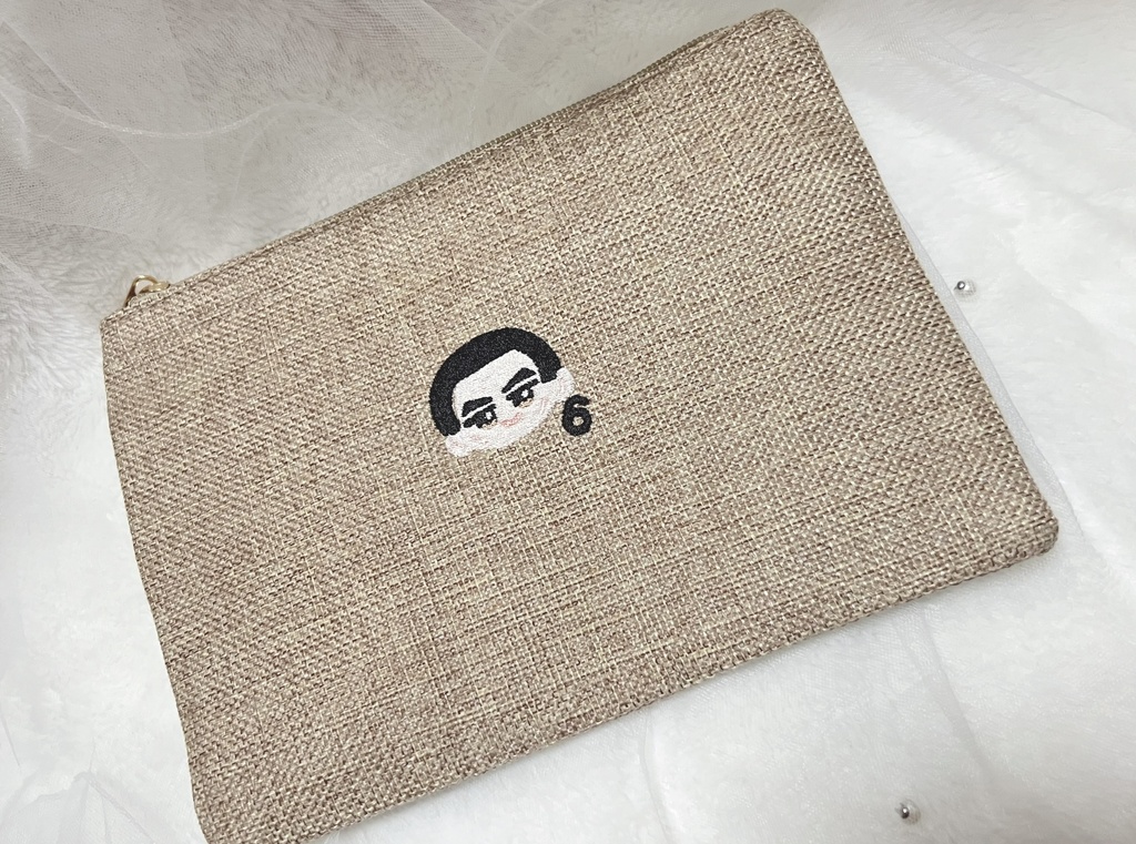 スラムダンク　SD 山王工高　松本稔　刺繍ポーチ