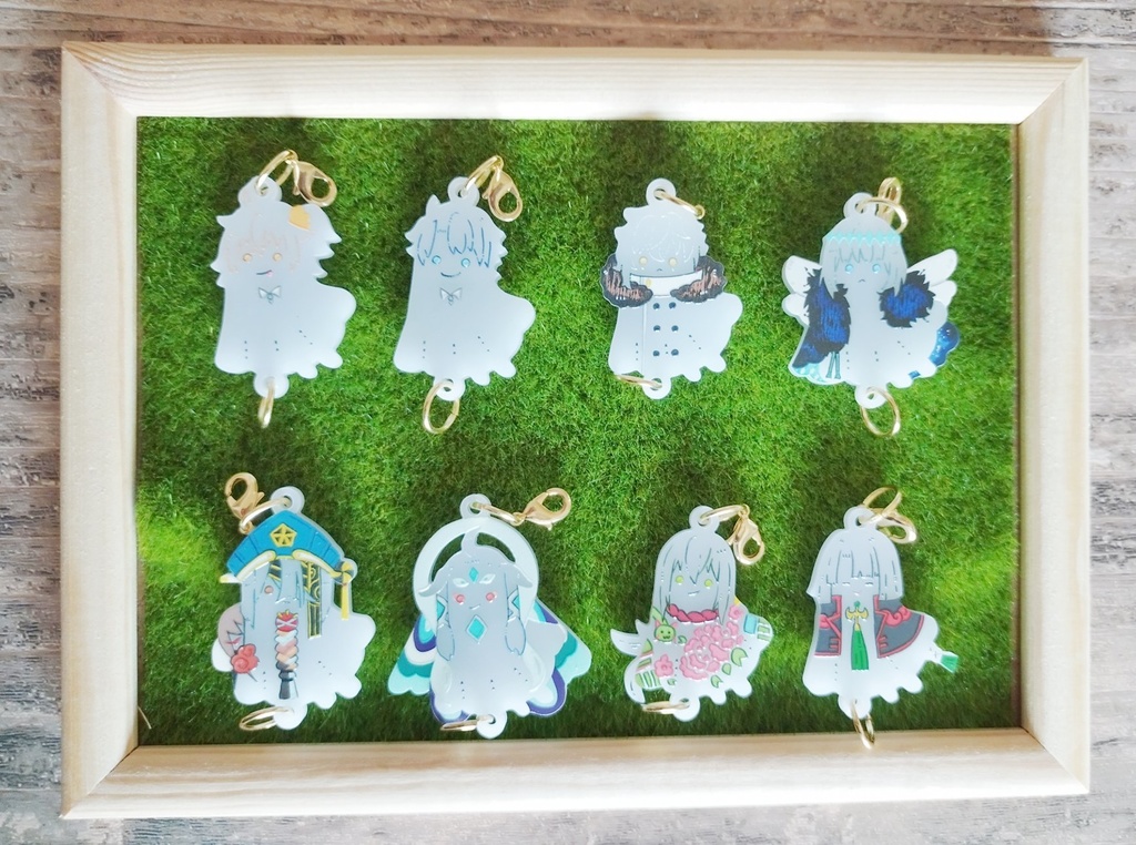 オバケ連結アクキー(サーヴァント&マスター)