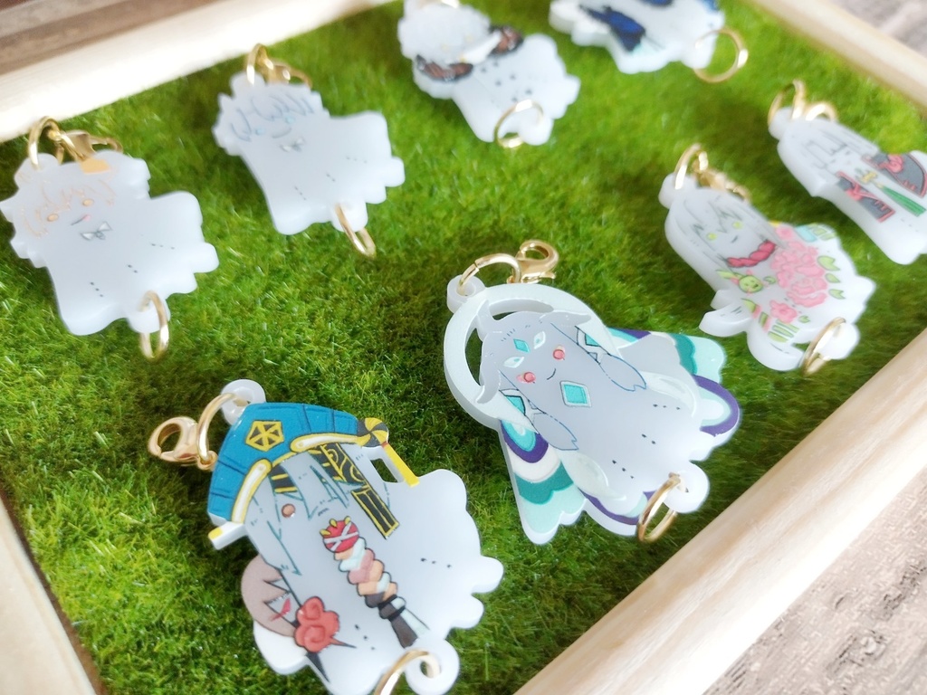 オバケ連結アクキー(サーヴァント&マスター)