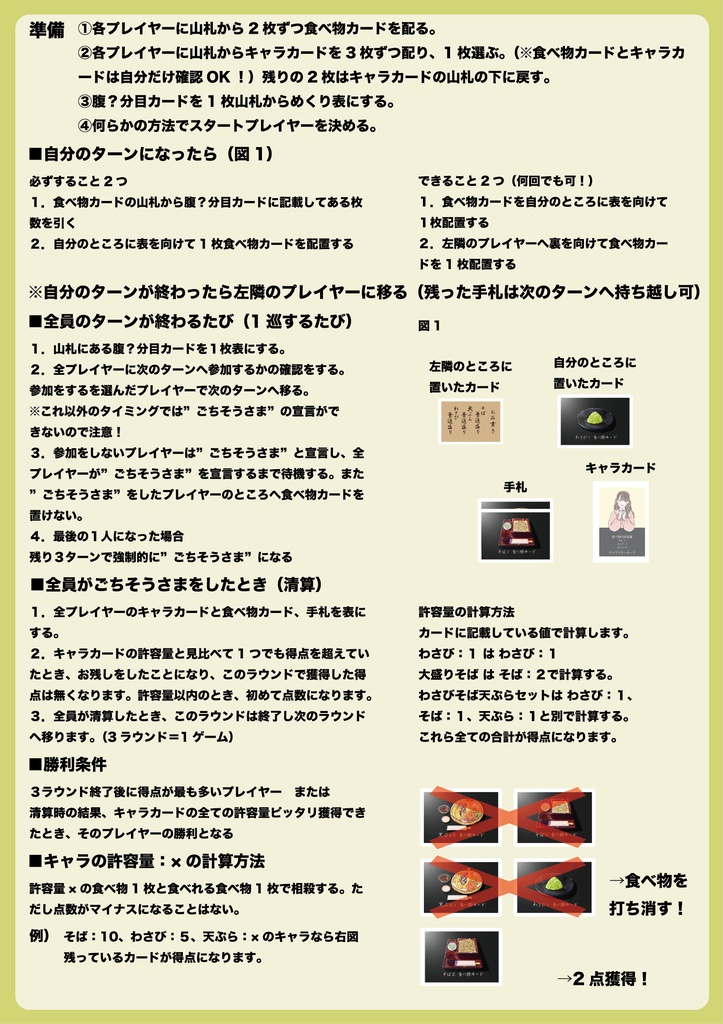 苦手な食べ物は押し付けろ『わさびそば天ぷらセット』