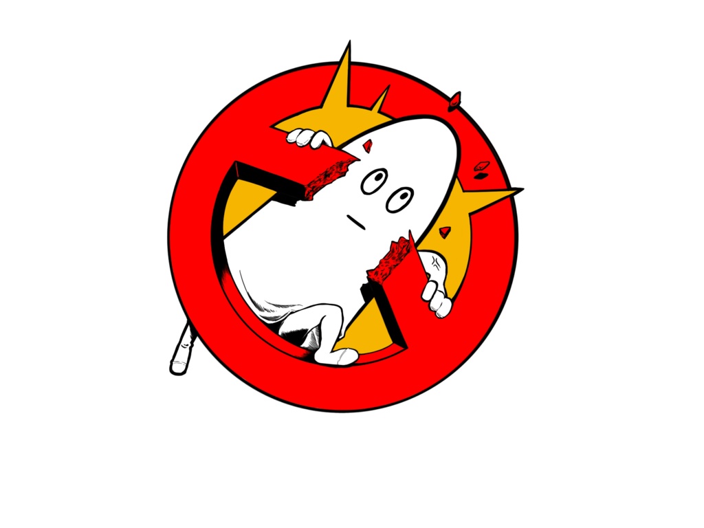 立ち入り禁止なんざお構いなしの幽霊ステッカー