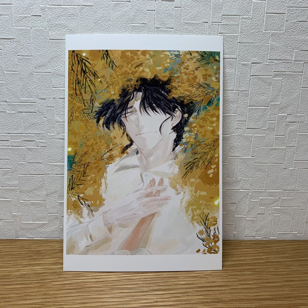 ミモザとフォーゼオのポストカード