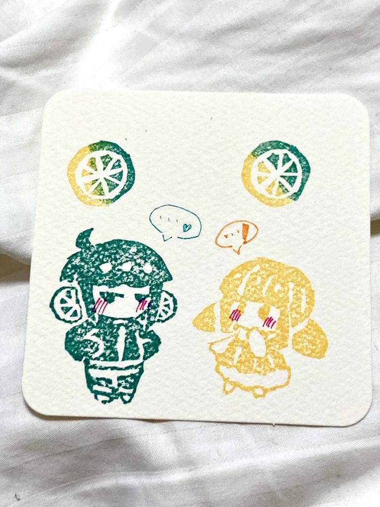 手のひらペーパー原画